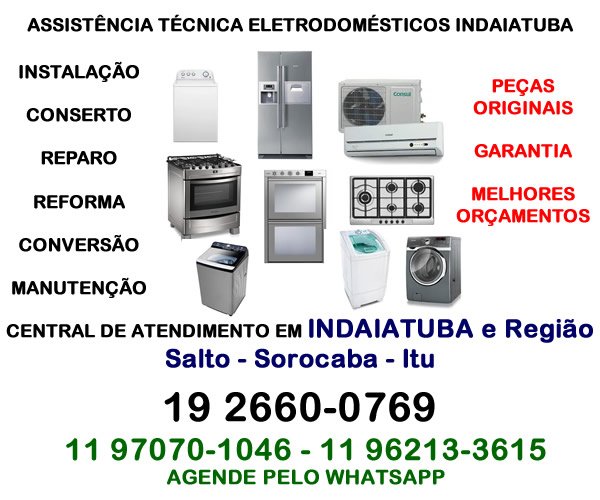 assistência técnica eletrodomésticos indaiatuba