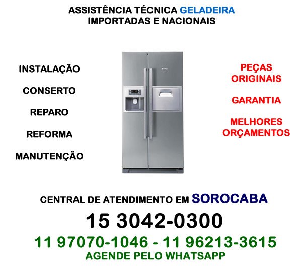 assistência técnica geladeira sorocaba